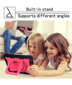 Etui do Amazon Fire HD 8/8 Plus z Podstawką i Paskiem na Ramię Różowy
