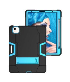 Etui do iPad Pro 5/4/3 12,9" Pancerne z Podstawką i Miejscem na Rysik Niebieskie