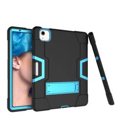 Etui do iPad Pro 5/4/3 12,9" Pancerne z Podstawką i Miejscem na Rysik Niebieskie