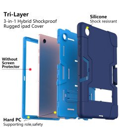 Etui do Samsung Galaxy Tab A 10.1” Pancerne z Podstawką Niebieskie