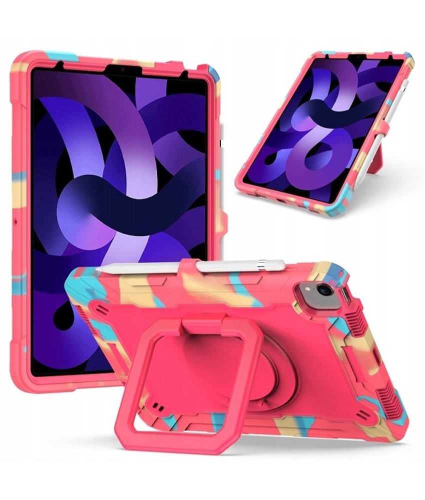 Etui do iPad Pro 3/2/1 11" z Podstawką i Paskiem na Ramię Różowy