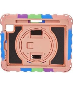 Ohišje za iPad Air 4 10,9" s stojalom in naramnico roza