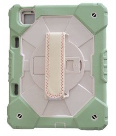 Ohišje za iPad Air 5/Air 4 10,9" s stojalom in naramnico Zeleno