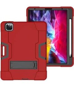 Etui do iPad Pro 12.9" z Podstawką i Miejscem na Rysik Czerwone