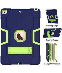 Ohišje za iPad 9.7 (2017/2018) Armoured s stojalom Navy Green