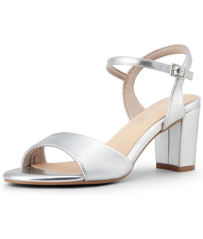 Srebrni ženski sandali DREAM PAIRS - Eleganca in udobje, velikost 38