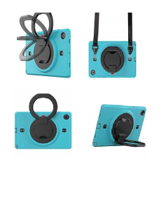 Etui do Samsung Galaxy Tab A8 10.5" z Obrotową Podstawką Niebieskie