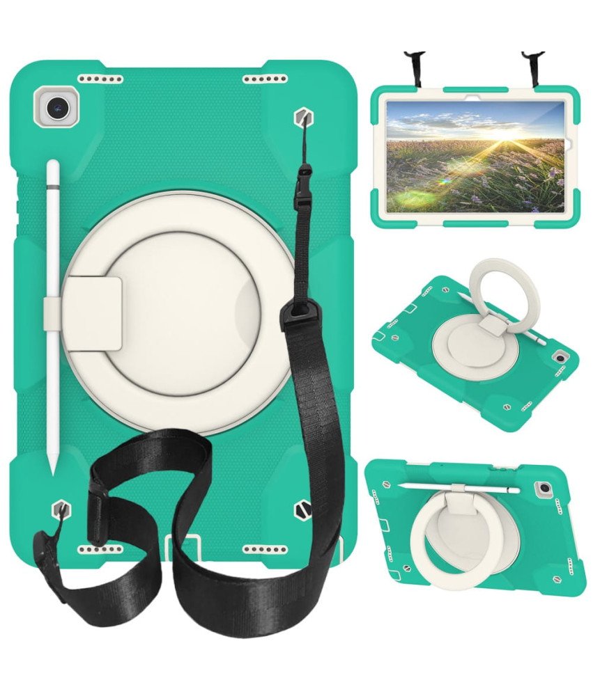 Ohišje za Samsung Galaxy Tab A 8.0" Stojalo z naramnico modro