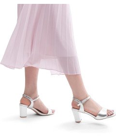 Srebrni ženski sandali DREAM PAIRS - Eleganca in udobje, velikost 38