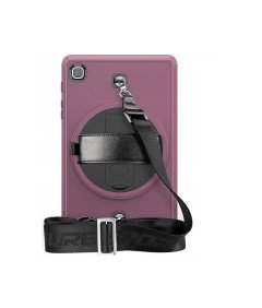 Etui do A7 Lite T220 z Podstawką i Paskiem na Ramię Fioletowe