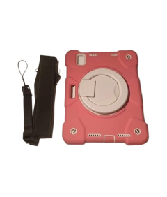 Etui do iPad Mini 6 8.3" z Podstawką i Paskiem na Ramię Różowe