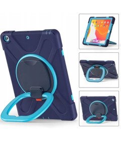Ohišje za iPad 10,2" 2021/20/19 s stojalom z naramnico Modra