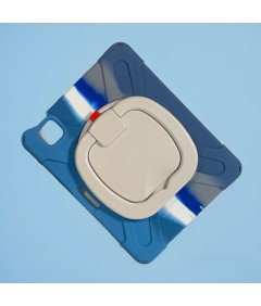 Pancerne Etui z Obrotową Podstawką do iPad Air 4/5 10.9 Cal Niebieskie