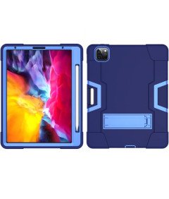 Ohišje za iPad Pro 5/4/3 12,9" s stojalom in držalom za pisalo Modro