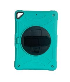 Pancerne Etui z Podstawką do IPad 10.2 Cala 2019/2020/2021 Turkusowe