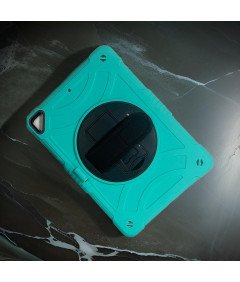 Oklepno ohišje s stojalom za IPad 10,2 palca 2019/2020/2021 Turquoise