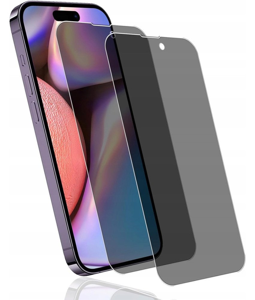 Szkło Hartowane Ochronne 9H Prywatyzujące do iPhone 14 Pro 2 szt
