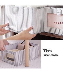 Organizery do Szuflad FYY w Paski Przejrzysty i Stylowy 2-pak  Biało Szare