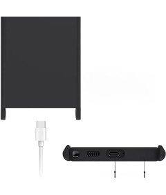 Ohišje Ohišje za Samsung Galaxy S22 z verižno zaščito Black