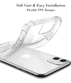 Ohišje za iPhone 11 Pro Max Rugged Transparent