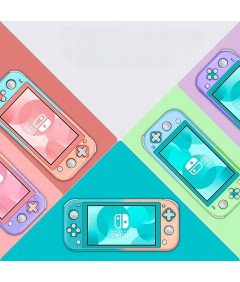 Etui Ochronne do Nintendo Switch Lite 5.5 Cala Zielone Niebieskie