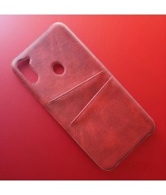 Zaščitno ohišje za Samsung Galaxy A11 Card Slot Leather Red