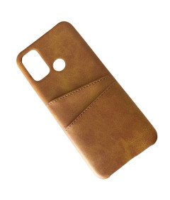 Etui Ochronne do Oppo A53/A32 2020 A53/A33 Miejsce na Karty Brązowe
