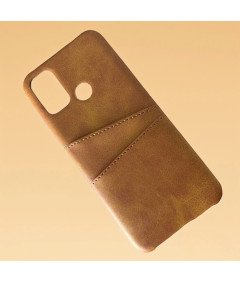 Etui Ochronne do Oppo A53/A32 2020 A53/A33 Miejsce na Karty Brązowe