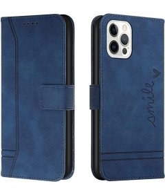 Etui z Klapką do Oppo A92S / Reno4 Funkcja Portfela Niebieskie